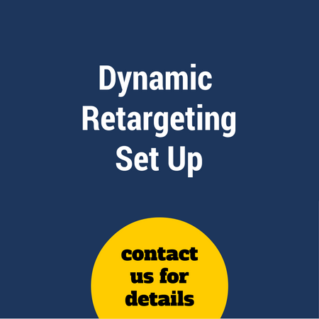 Dynamic remarketing set up (s)