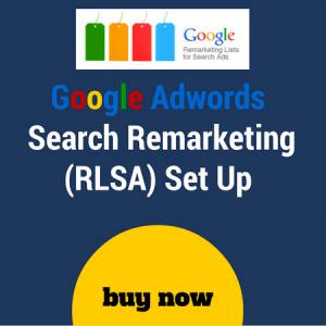 Search remarketing set up